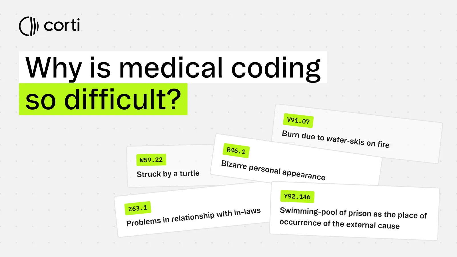 Why is medical coding so difficult?