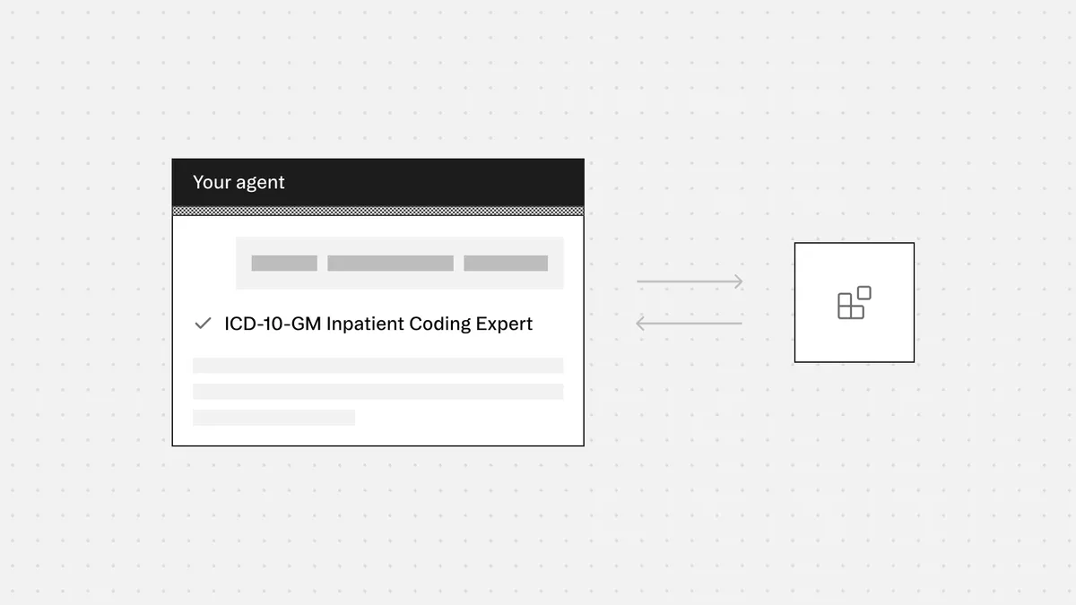 ICD-10-GM Inpatient Coding connected to your agent
