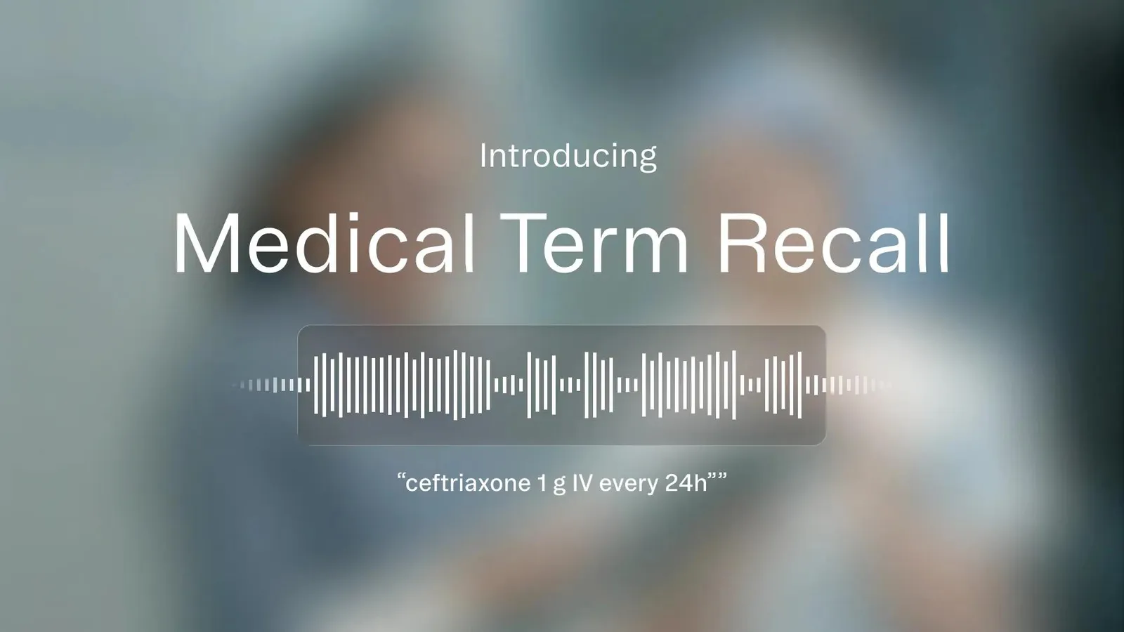 From everyday language to clinical precision: introducing Medical Term Recall